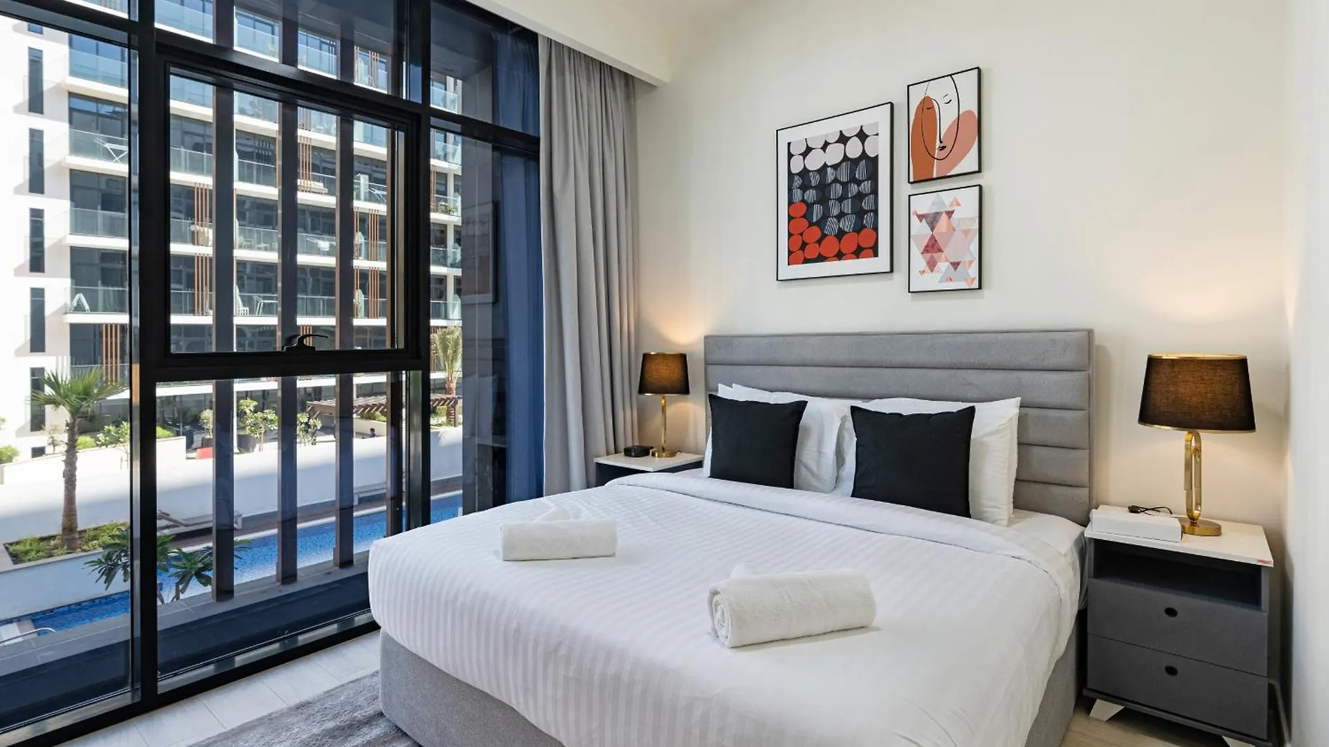 Contemporary 1Br In Azizi Riviera 27, Meydan City- Allsopp & Allsopp Dubai Daire